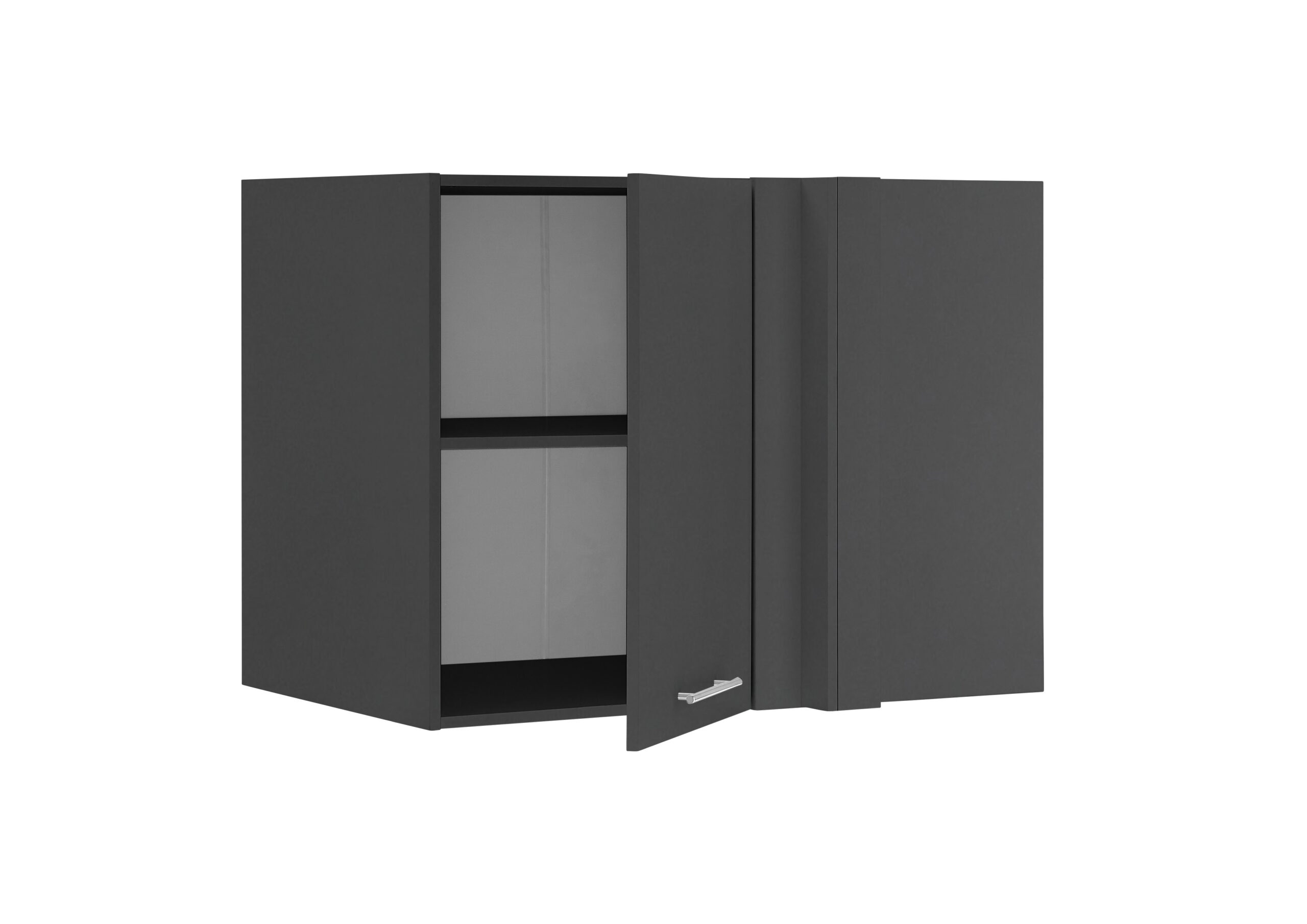 Laundreezy LDAE100H76A Freisteller seitlich offen Anthrazit_37-207-C0